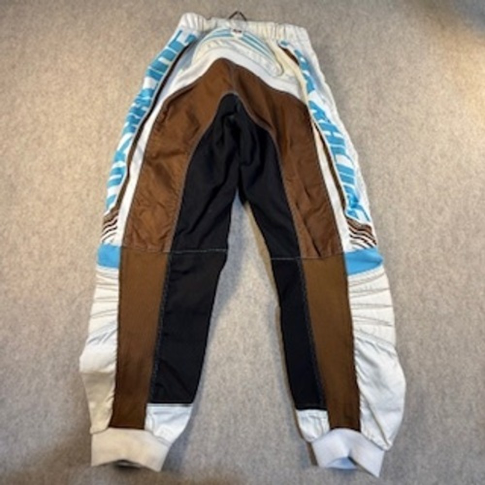 Fox Racing 180 Motocross Pants White Blue Brown Youth 26 MX Dirt Bike Gear - Picture 7 of 9